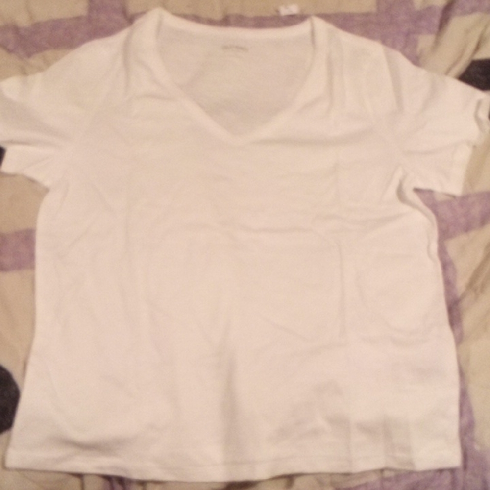 Plain white shirt